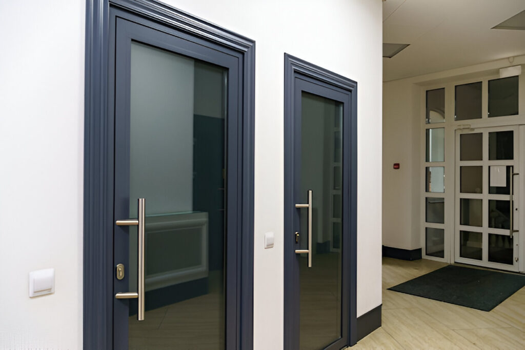 steel doors vs Aluminum doors Austin